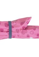 Roze met hartjes kinder regenhandschoen van Playshoes 4