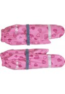 Roze met hartjes kinder regenhandschoen van Playshoes 2