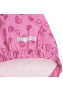 Roze met hartjes regenpak aan één stuk van Playshoes 3