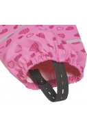 Roze met hartjes regenpak aan één stuk van Playshoes 4