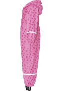Roze met hartjes regenpak aan één stuk van Playshoes 6