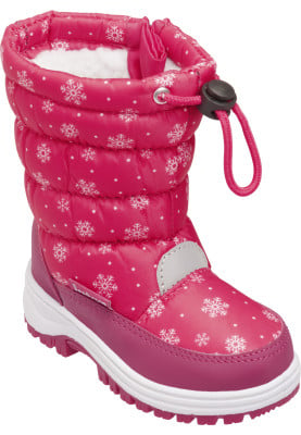 Roze met sneeuwvlokken winter laarzen van Playshoes