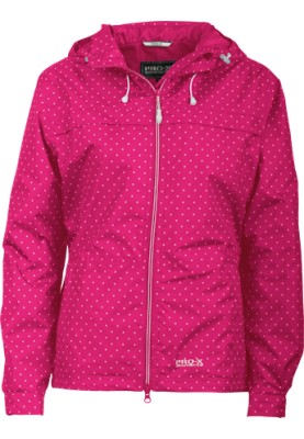 Roze met stipjes dames regenjas Lucie van Pro-X Elements