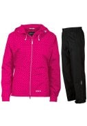 Roze met stipjes dames regenpak Lucie van Pro-X Elements