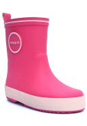 Roze natuurrubber kinderregenlaars van Druppies