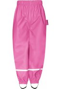 Roze regenbroek met fleece gevoerd van Playshoes