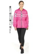 Roze regenjas Windbreaker van Perletti 2