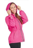 Roze regenjas Windbreaker van Perletti 9