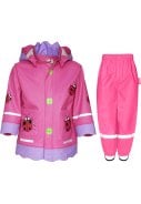 Roze regenpak Lieveheersbeestje van Playshoes  1