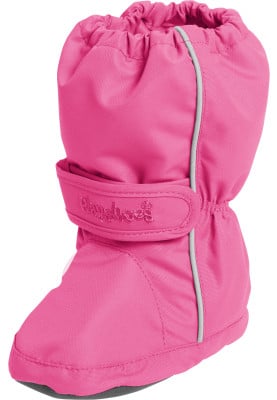 Roze thermo regenoverschoen voor baby's en peuters van Playshoes