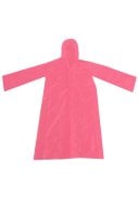 Roze + Transparante wegwerp regenjas voor kinderen met drukker sluiting - 10 stuks 3