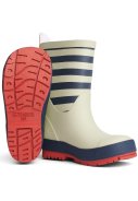Sand / blauw gestreepte kinder regenlaars Gränna van Tretorn 3