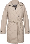 Sand regenjas / trenchcoat Lanbro van Tantä