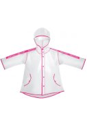 Semi transparante kinder regenjas mer roze bies van Cool Kids 1