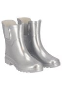 Silver Metallic damesregenlaars Chelsea Rubber van XQ