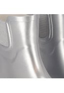 Silver Metallic damesregenlaars Chelsea Rubber van XQ 4