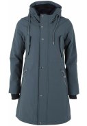 Staal blauwe Beate Winter Parka van Danefae 1