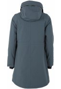 Staal blauwe Beate Winter Parka van Danefae 3