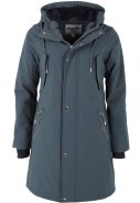 Staal blauwe Beate Winter Parka van Danefae 5