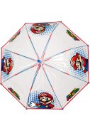 Super Mario transparante koepel paraplu 3