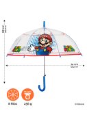 Super Mario transparante koepel paraplu 5