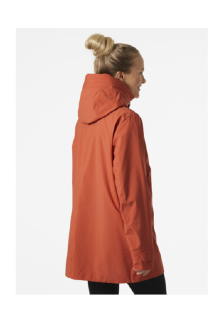 Licht groene dames regenjas Loke Jacket 2.0 van Helly Hansen