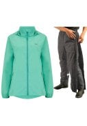 Tiffany Green regenpak van Mac in a Sac (broek met volledige rits)