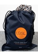 Leopard print duurzame extra lange regenbroek van LQSL 2