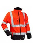 Lyngsøe Rainwear Hi-Vis softshell fluor oranje/zwart