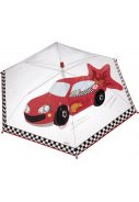 Transparante kinderparaplu Racewagen van Playshoes 3