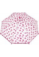 Transparante paraplu met roze hartjes van Playshoes 2