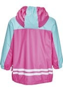 Turqouise / roze gevoerde regenpak van Playshoes 3