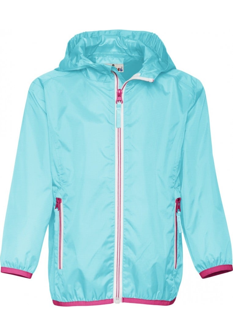 sieraden Acht Uitsluiting Turquoise lichtgewicht regenjas van Playshoes - Kinderregenkleding