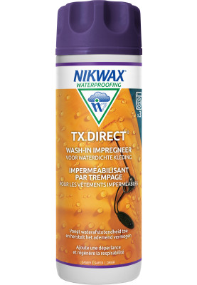 TX Direct van Nikwax, Wash-in impregneer voor waterdichte kleding