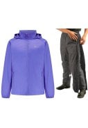 Ultraviolet regenpak van Mac in a Sac (broek met volledige rits)