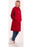 Vesterhav Rainjacket Dark Red (red zipper) van Danefae 5