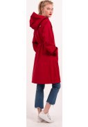 Vesterhav Rainjacket Dark Red (red zipper) van Danefae 6