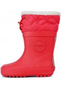 Warm roze natuurrubber kinder winter laars van Druppies 2