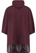 Wine red poncho Grant Essential van Agu 3