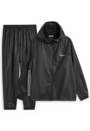 Zwart ademende regenpak Packable Rainbreaker van Tretorn
