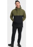 Zwart / Army groene winter rain anorak Urban Outdoor van Agu 4