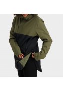 Zwart / Army groene winter rain anorak Urban Outdoor van Agu 6