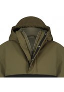 Zwart / Army groene winter rain anorak Urban Outdoor van Agu 7