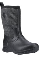 Zwart geruite dameslaars Arctic Weekend van Muck Boots