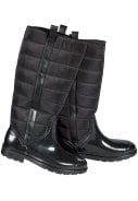 Zwart gevoerde Fashion dames regenlaars van XQ 3