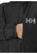 Zwart gevoerde heren regenjas Rigging Coat van Helly Hansen 4