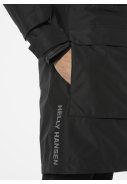 Zwart gevoerde heren regenjas Rigging Coat van Helly Hansen 6