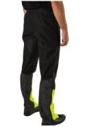 Zwart / neon geel tech heren regenbroek commuter van Agu 2