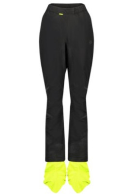 Zwart / neon geel winter dames regenbroek commuter van Agu
