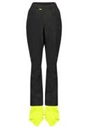 Zwart / neon geel winter dames regenbroek commuter van Agu